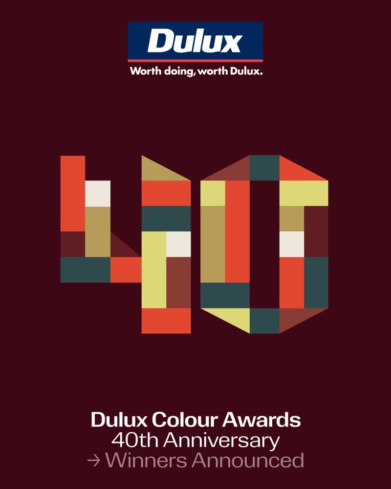 𝟰𝟬th Dulux Colour Awards Winners Announced.